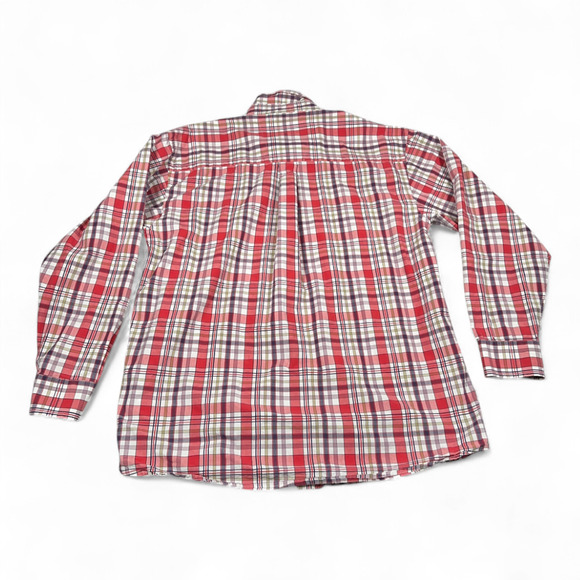 Wrangler George Strait Shirt Adult EXTRA LARGE Red Plaid Western Cowboy Music - Picture 3 of 10